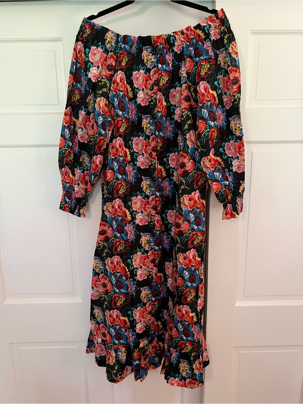 The Vampire’s Wife Floral Midi Dress - Size XS